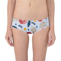 Seamless-floral-pattern Classic Bikini Bottoms by nate14shop