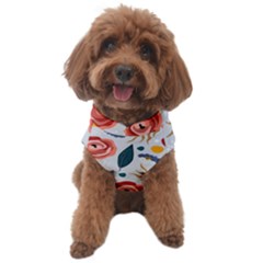 Seamless-floral-pattern Dog Sweater by nate14shop