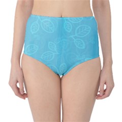 Seamless-pattern Classic High-waist Bikini Bottoms