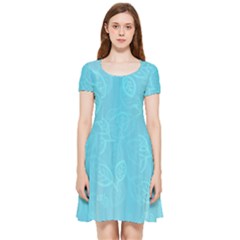 Seamless-pattern Inside Out Cap Sleeve Dress by nate14shop