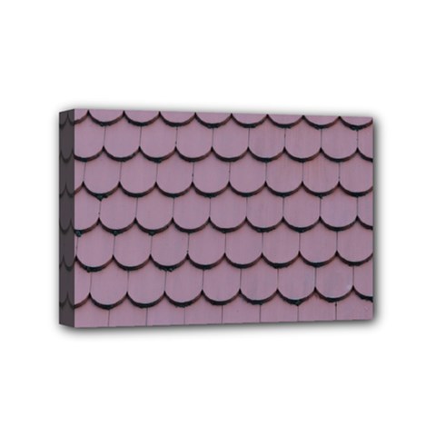 House-roof Mini Canvas 6  X 4  (stretched) by nate14shop