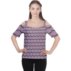 House-roof Cutout Shoulder Tee