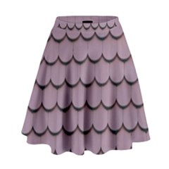 House-roof High Waist Skirt