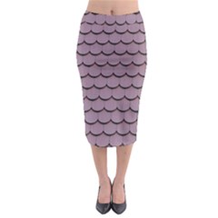 House-roof Midi Pencil Skirt