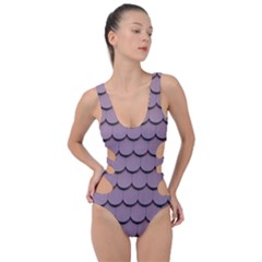 House-roof Side Cut Out Swimsuit