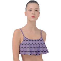 House-roof Frill Bikini Top by nate14shop