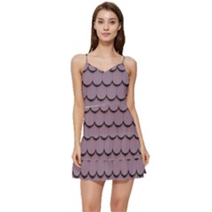 House-roof Short Frill Dress