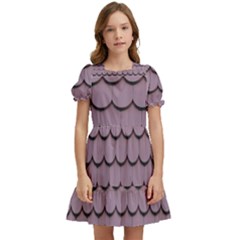 House-roof Kids  Puff Sleeved Dress