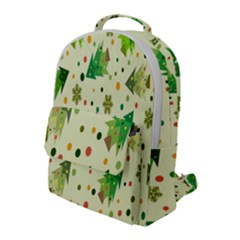 Hand Drawn Christmas Flap Pocket Backpack (Large)