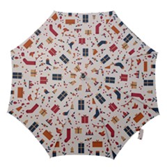 Christmas-gifts-socks-pattern Hook Handle Umbrellas (large)