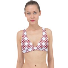 Christmas-pattern-design Classic Banded Bikini Top