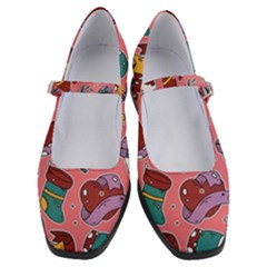 Hand-drawn-christmas-pattern-design Women s Mary Jane Shoes by nate14shop