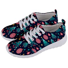 Hand-drawn-flat-christmas-pattern Men s Lightweight Sports Shoes by nate14shop