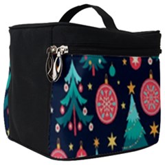 Hand-drawn-flat-christmas-pattern Make Up Travel Bag (big) by nate14shop
