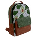 avocado pattern - Copy Flap Pocket Backpack (Large) View2