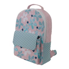 Watercolor Flowers Flap Pocket Backpack (large) by flowerland