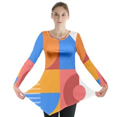 Geometric Series  Long Sleeve Tunic  by Sobalvarro