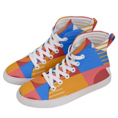 Geometric Series  Women s Hi-top Skate Sneakers by Sobalvarro