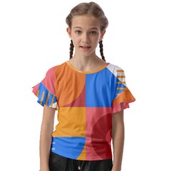Geometric Series  Kids  Cut Out Flutter Sleeves by Sobalvarro