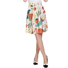 Fruity Summer A-line Skirt by HWDesign