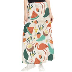 Fruity Summer Maxi Chiffon Skirt by HWDesign