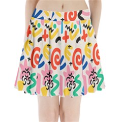 Popping Colors Pleated Mini Skirt by HWDesign