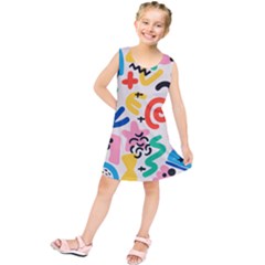 Popping Colors Kids  Tunic Dress by HWDesign