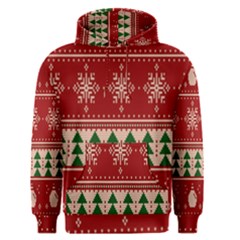 Knitted-christmas-pattern Men s Core Hoodie by nate14shop