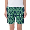 Abstract pattern geometric backgrounds  Women s Basketball Shorts View1