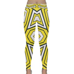 Abstract Pattern Geometric Backgrounds  Classic Yoga Leggings by Eskimos