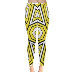 Abstract Pattern Geometric Backgrounds  Inside Out Leggings by Eskimos