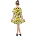 Abstract pattern geometric backgrounds  Kids  Short Sleeve Shirt Dress View2