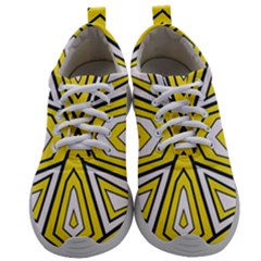 Abstract Pattern Geometric Backgrounds  Mens Athletic Shoes by Eskimos