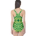 Abstract pattern geometric backgrounds One Piece Swimsuit View2