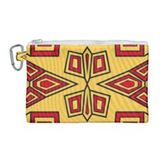 Abstract Pattern Geometric Backgrounds Canvas Cosmetic Bag (large) by Eskimos