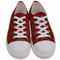 Abstract pattern geometric backgrounds Men s Low Top Canvas Sneakers View1