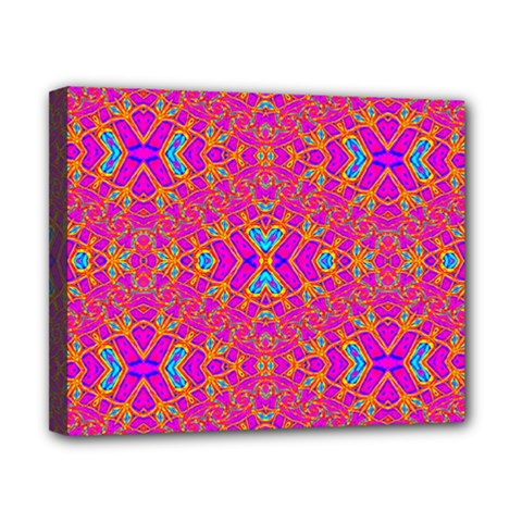 Pink Party Canvas 10  X 8  (stretched) by Thespacecampers