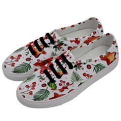 Pngtree-watercolor-christmas-pattern-background Men s Classic Low Top Sneakers by nate14shop