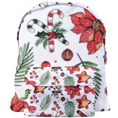 Pngtree-watercolor-christmas-pattern-background Giant Full Print Backpack by nate14shop