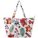 Pngtree-watercolor-christmas-pattern-background Full Print Shoulder Bag View1