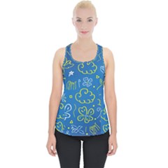 Abstract-background Piece Up Tank Top by nate14shop