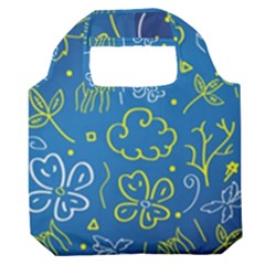 Abstract-background Premium Foldable Grocery Recycle Bag