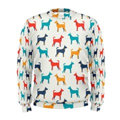 Animal-seamless-vector-pattern-of-dog-kannaa Men s Sweatshirt by nate14shop