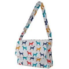 Animal-seamless-vector-pattern-of-dog-kannaa Full Print Messenger Bag (l)