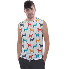 Animal-seamless-vector-pattern-of-dog-kannaa Men s Regular Tank Top by nate14shop