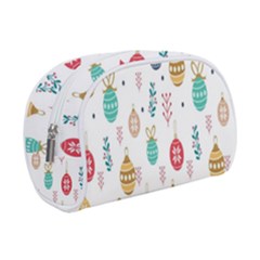 Seamless-pattern-cute-christmas-balls-shariki-igrushki-rozhd Make Up Case (Small)