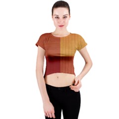 Tablecloth Crew Neck Crop Top by nate14shop