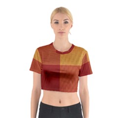 Tablecloth Cotton Crop Top by nate14shop