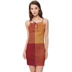 Tablecloth Summer Tie Front Dress