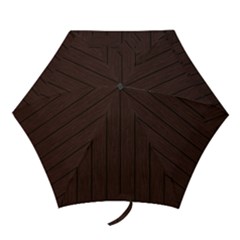 Wood Dark Brown Mini Folding Umbrellas by nate14shop